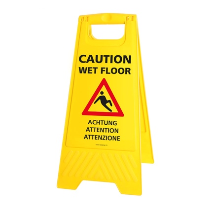 Warnaufsteller Caution Wet Floor